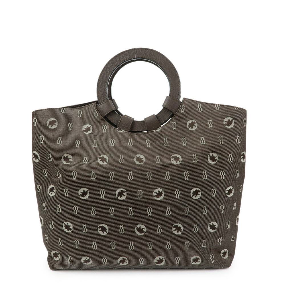 Hunting World Monogram Canvas Handbag Brown